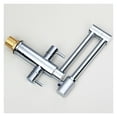 thumbnail image 3 of Dual Handles Pot Filler Chrome Swivel Kitchen Basin Sink Washbasin Vessel Lengthen Spout Faucet Cold & Hot Water Tap ,Easy to Install, 3 of 5
