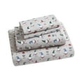 thumbnail image 3 of VCNY Home Gnome 4-Piece Taupe Cotton Flannel Bed Sheet Set, Full - Deep Pocket, 3 of 6