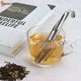 thumbnail image 2 of Spencer 5.7 Inch Tea Infuser for Loose Tea Travel, Stainless Steel Tea Filter Shape Tea Diffuser Long-Handle for Tea, Rose, Coffee, Spices, 2 of 9