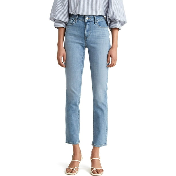 levi's mid rise skinny jeans black