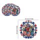 thumbnail image 3 of CaiYueKe Independence Day Placemats Set of 4, 14x14 inch Round Printed Non Slip Placemats, Patriotic Red White Blue Stars Table Mats, Washable Heat Resistant Kitchen Dining Decor, 3 of 7