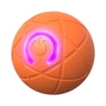 thumbnail image 4 of Juguete interactivo para perros, masticable, entrenamiento, salto inteligente, mantiene a la mascota ocupada, recargable por USB naranja, 4 of 9