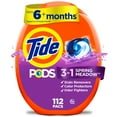 thumbnail image 1 of Capsules de détergent à lessive Tide PODS, détachant, éliminateur d’odeurs et protège-couleur 3 en 1, compatible avec les laveuses HE, parfum Prairie fleurie, 1 of 24