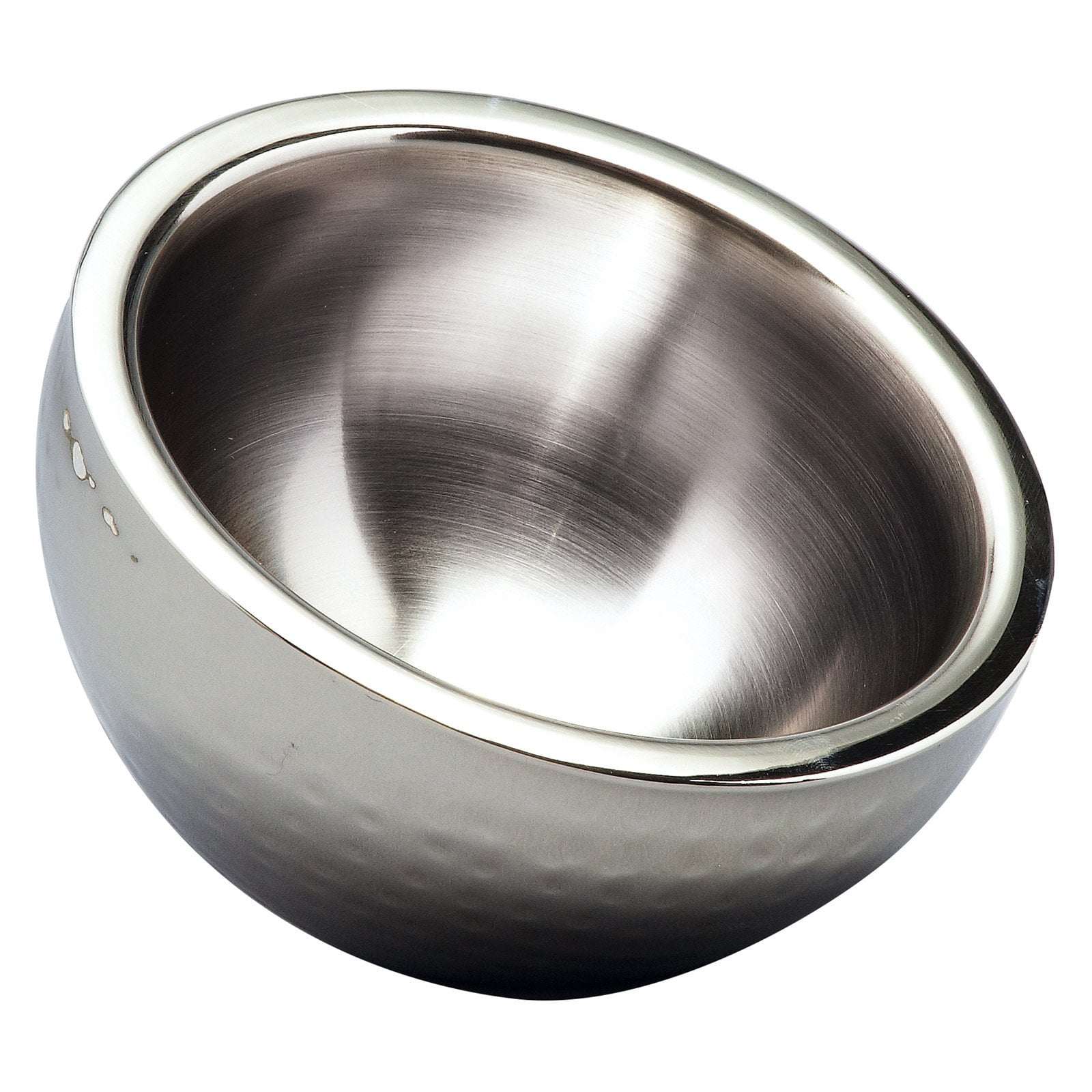 Leeber Hammered Double Wall Angle Bowl - Walmart.com