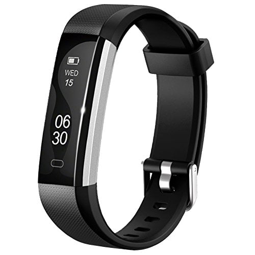 Lintelek Activity Tracker, Slim Fitness Tracker Watch, Touch Screen Smart Bracelet with Anti-Lost Strap for Kids, Women... by