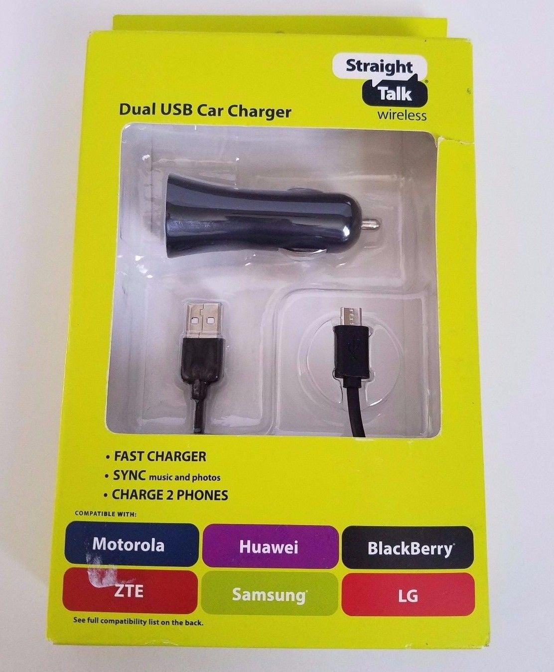 12v micro usb car charger