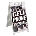 thumbnail image 1 of Cell Phone Accessories (24" X 36") Standard A-Frame Signicade, Includes Decal Applied To Stand, 1 of 4