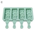 thumbnail image 1 of Reheyre Tear-resistant Popsicle Mold Easy Release Silicone DIY Craft Safety Ice Cream Mold for Home, 1 of 8