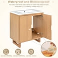 thumbnail image 6 of 29.5W x 18.1D x 35.1H, Solid Wood + MDF - Invisible Handle Design - Bathroom Decor - Adapt to Various Decoration Styles, 6 of 7