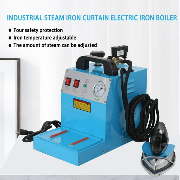 CDZHLTG Industrial Electric Steam Iron Commercial Steam Iron & Water Tank 4L Adjustable