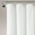 thumbnail image 5 of Boho Polka Dot Yarn Dyed Eco-Friendly Recycled Cotton Shower Curtain White Single 72X72, 5 of 9