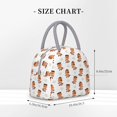 thumbnail image 2 of Balery Cute Little Pirate Red Panda Bolsa de Almuerzo para Mujeres, Caja de Almuerzo, Bolsa de Almuerzo Pequeña Impermeable, Tote de Almuerzo Reutilizable con Gran Capacidad, 2 of 6
