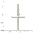 thumbnail image 2 of 925 Sterling Silver Polished INRI Cross Shaped Pendant, 2 of 5