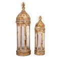 thumbnail image 4 of Julien Luxurious Iron Glass Lanterns (Set of 2), 4 of 7