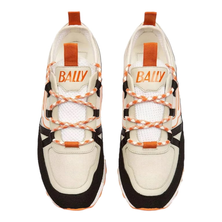 Bally Glick 6300603 Mens Black & Dusty White Synthetic  display picture 2