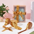 thumbnail image 5 of 15 Yards 3 Styles Goldenrod Velvet Wired Ribbon Gold Crushed Velvet Christmas Velvet Ribbon for Gift Wrapping Tree Decoration Crafts Wreaths Supplies, 5 of 6