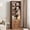 Dressers | Rustic Brown, variant on 71" Tall Farmhouse Bookcases Wooden 6 Tier Bookshelf with Drawer, Tall Narrow Bookcase with Shelves, Wood and Metal Bookshelves Storage Organizer, Industrial Display Standing Shelf Unit