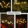 thumbnail image 3 of LED Solar Firefly Lights, Upgraded Solar Garden Lights Outdoor Waterproof, Swaying When Wind Blows, Solar Starburst Swaying Lights for Yard Patio Pathway Decoration (Warm White)fairy lights, 3 of 6