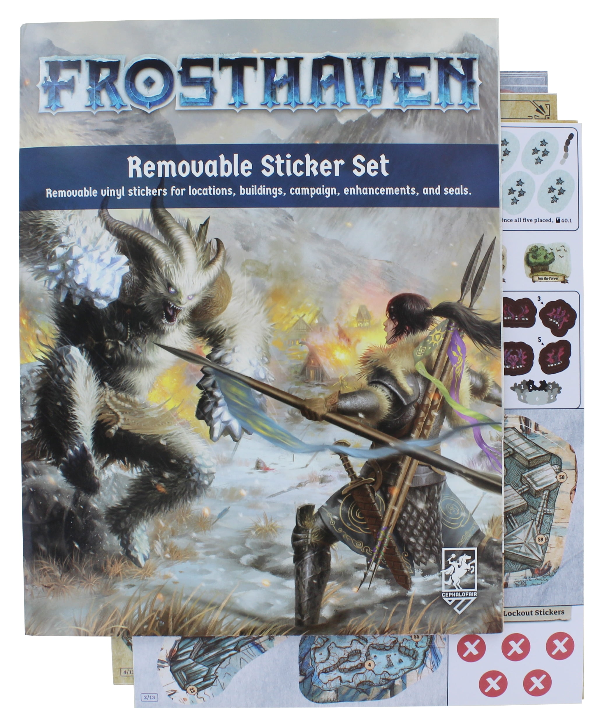 Frosthaven Removable Sticker Set