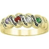 Personalized Family Jewelry Harmony Birthstone Mother's Ring available in Sterling Silver, Gold and White Gold