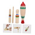 thumbnail image 4 of Phenofice 2 Sets Small Percussion Instruments Wood Assorted Color Musical Talent Cultivation for Kids, 4 of 8