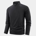 thumbnail image 6 of Lmnyox Sports Shirts for Men Long Sleeve Quarter Zipper Mock Neck Pullover Lightweight Athletic T-Shirts, 6 of 8