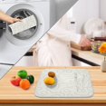 thumbnail image 6 of Outlined Organic Shapes Dish Drying Mat for Kitchen, Quick Drying Absorbent Soft Durable 18 x 24", 6 of 10