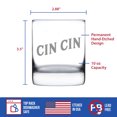 thumbnail image 4 of Bevvee Whiskey Rocks Glass 10.25 oz Cheers Italian Cin Cin Gifts for Whiskey Enthusiasts Glassware & Drinkware, 4 of 4