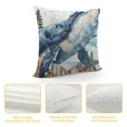 thumbnail image 4 of Orinice  Pack of 1Whale Decor Throw Pillow Covers, Soft Ocean Marine Square Cushion Case Set for Couch Sofa Bedroom Living Room, Nautical Sea Creatures Pillow Cases Pillowcases, White, 4 of 5