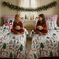 thumbnail image 3 of Levtex Home - Nutcracker Duvet Set - King Cover (106x94in.) + Two Shams (20x36in.) - Red White Green Brown - Reversible - Cotton, 3 of 5
