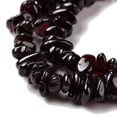 thumbnail image 4 of 10strands Garnet Beads Strands Chips 5~8mm Hole: 0.5~0.8mm 32 inch, 4 of 4