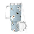 thumbnail image 2 of KLL Skiing penguin Bear Print 40oz Stainless Steel Insulated Car Cup Coffee Mug with Spillproof Lid - Keep Your Drink Hot or Cold on the Go, 2 of 8