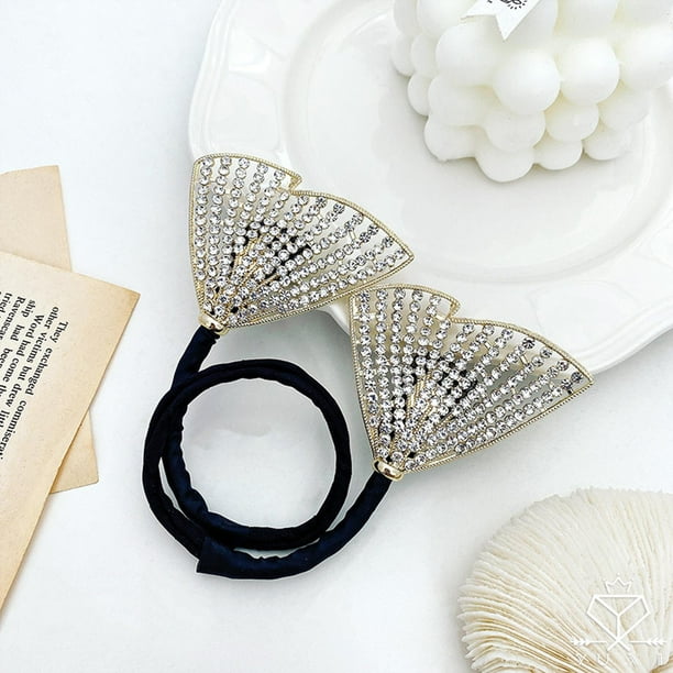 Rizador de pelo de princesa de alta gama para mujer con perlas y diamantes de imitación personalizados