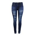 thumbnail image 4 of Vedolay Wide Leg Jeans for Women Fashion Jeans for Women High Waist Female Loose Denim Pants Dark Blue,3XL, 4 of 5
