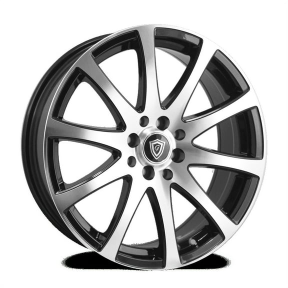 17X7.5 10-100/114.3 G-LINE #0001 BLACK / POLISH FACE (B-P) 35/73.1