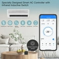 thumbnail image 3 of Thermostat AC Controller, Touch Button Tuya APP Wireless Temperature Humidity Sensor Voice ,Save Energy, 3 of 7