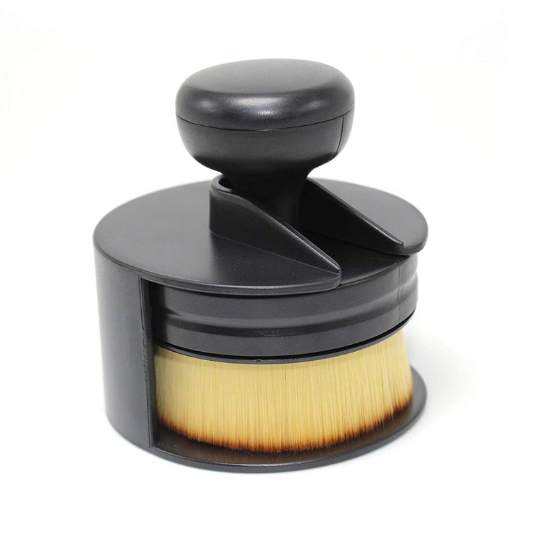 DUcare Foundation Brush with Makeup Sponges Flat Top Kabuki Brush Synthetic  Professional Liquid Blending Mineral Powder Beauty Makeup Blender 