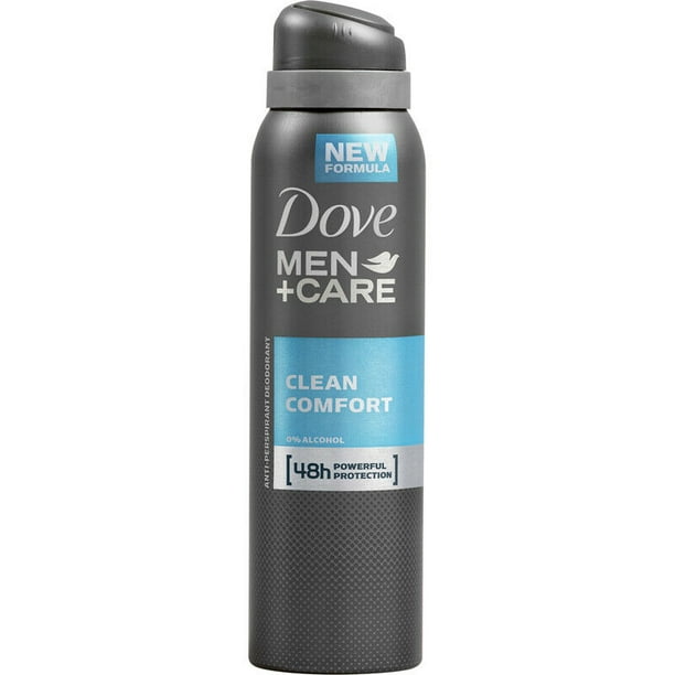 Ansichtkaart Octrooi cilinder Dove Men + Care Clean Comfort Antiperspirant Deodorant Spray, 150ml -  Walmart.com