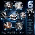 thumbnail image 6 of 2500w Handheld High-Temperature Pressurized Steam Cleaner - 4.5 Bar, 15s Fast Heat-up, 6 Adjustable Levels, Portable Steam Cleaner with Brush & 1200ml Tank for Home Kitchen, Bathroom & Car, 6 of 8