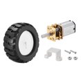 thumbnail image 1 of Motor Micro Engranado N20 12V 600RPM con Rueda de Goma para Robot Coche Inteligente, 1 of 4