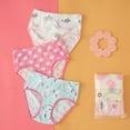 thumbnail image 3 of GYRATEDREAM Girls Underwear 100% Cotton Brief for Girls Breathable Toddler Girl Underwear Comfort Baby Girls Panties 3 Packs for 3-12Y Briefs-C, 3 of 5