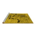 thumbnail image 2 of Ahgly Company Machine Washable Indoor Rectangle Oriental Yellow Industrial Area Rugs, 5' x 7', 2 of 4