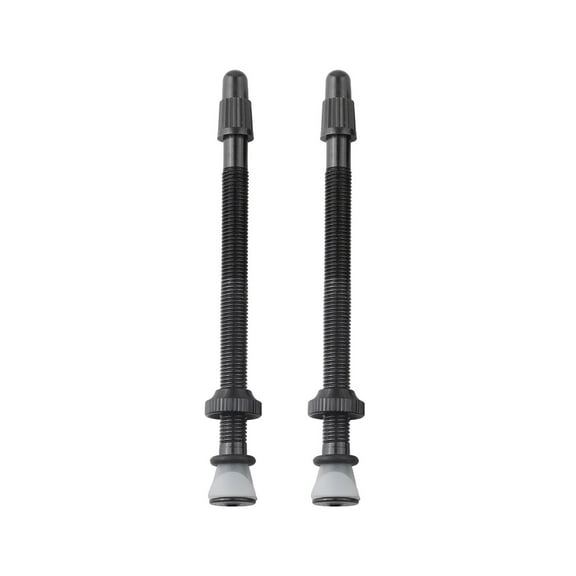 Arkzeo Bike Tubeless Tire Valve Stems 80mm Aluminum Alloy for Presta Valves 2 Pack Black
