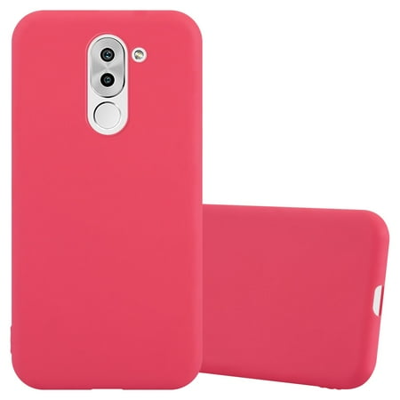 Cadorabo Cover for Huawei MATE 9 LITE / GR5 2017 / Honor 6X Case in CANDY RED TPU silicone