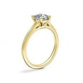 thumbnail image 3 of 1.00 Ct Brilliant Cushion Cut Natural Diamond Cushion Solitaire Engagement Ring for her Solid 14K Yellow Gold Size 5.5, 3 of 7