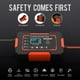 thumbnail image 4 of NEXPEAK NC101 Car Battery Charger, Smart Battery Trickle Charger 12V 6A Automotive Battery Maintainer Desulfator with Temp Compensation for Car Truck Motorcycle Lawn Mower Marine Lead Acid Batteries, 4 of 7
