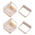 thumbnail image 1 of CHOK 2Pcs Creative Umbrella Rack Wall-mounted Shelf Drain Storage Stand (Beige), 1 of 7