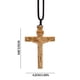 thumbnail image 2 of Decoraciones de Pascua, Adornos de Pascua, Regalos de Pascua Collar de madera de Pascua Una cruz, 2 of 2