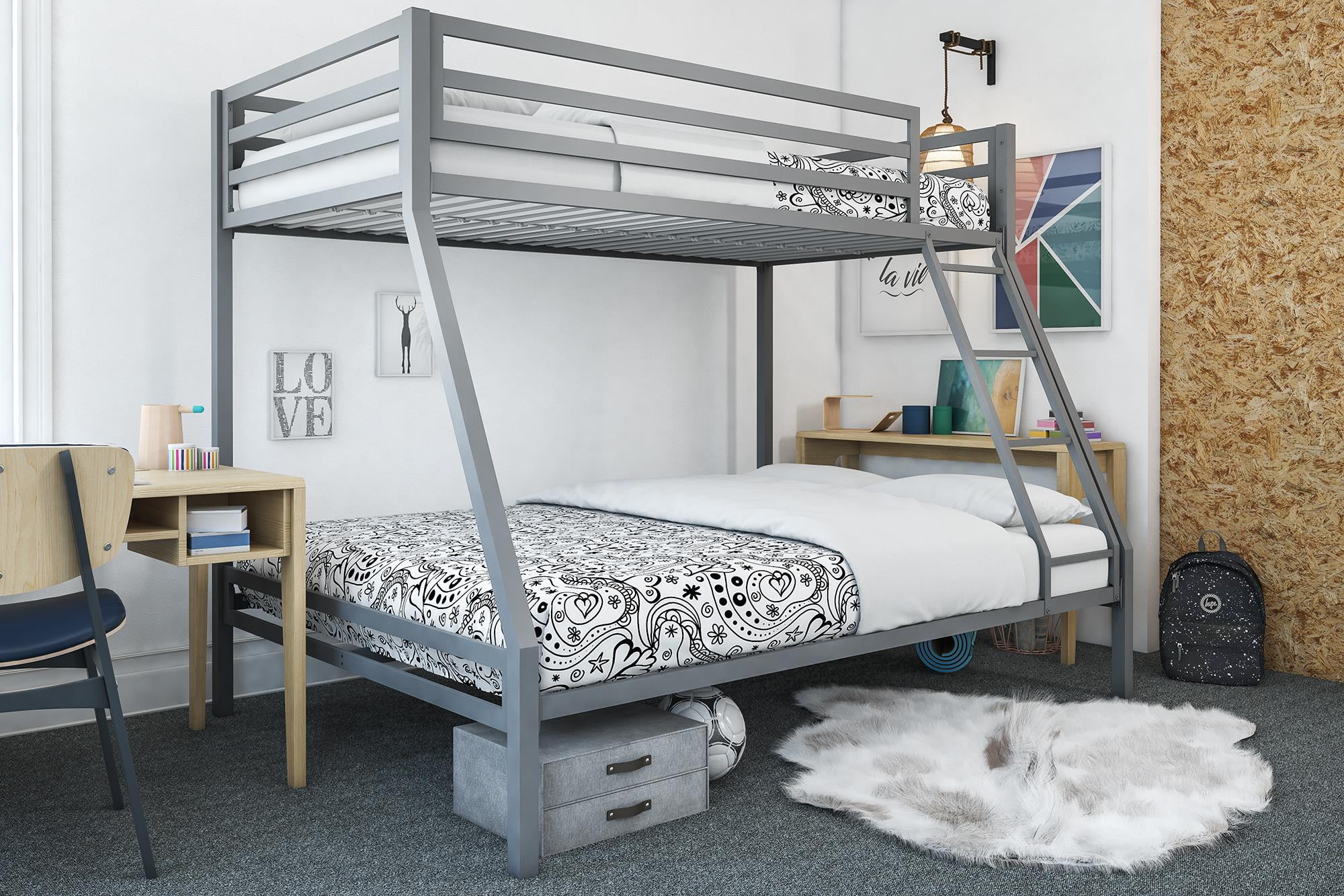 Mainstays Premium Twin Over Full Bunk, Mainstays Bunk Bed Hardware