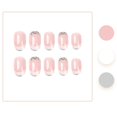 thumbnail image 4 of French-Style Artificial Nails with Smooth And Harmless Edge for Manicure Novice Beginner Jelly Glue, 4 of 8